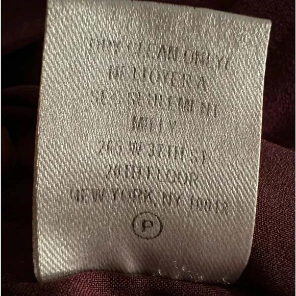 Milly burgundy mini dress size 12 - Picture 12 of 12